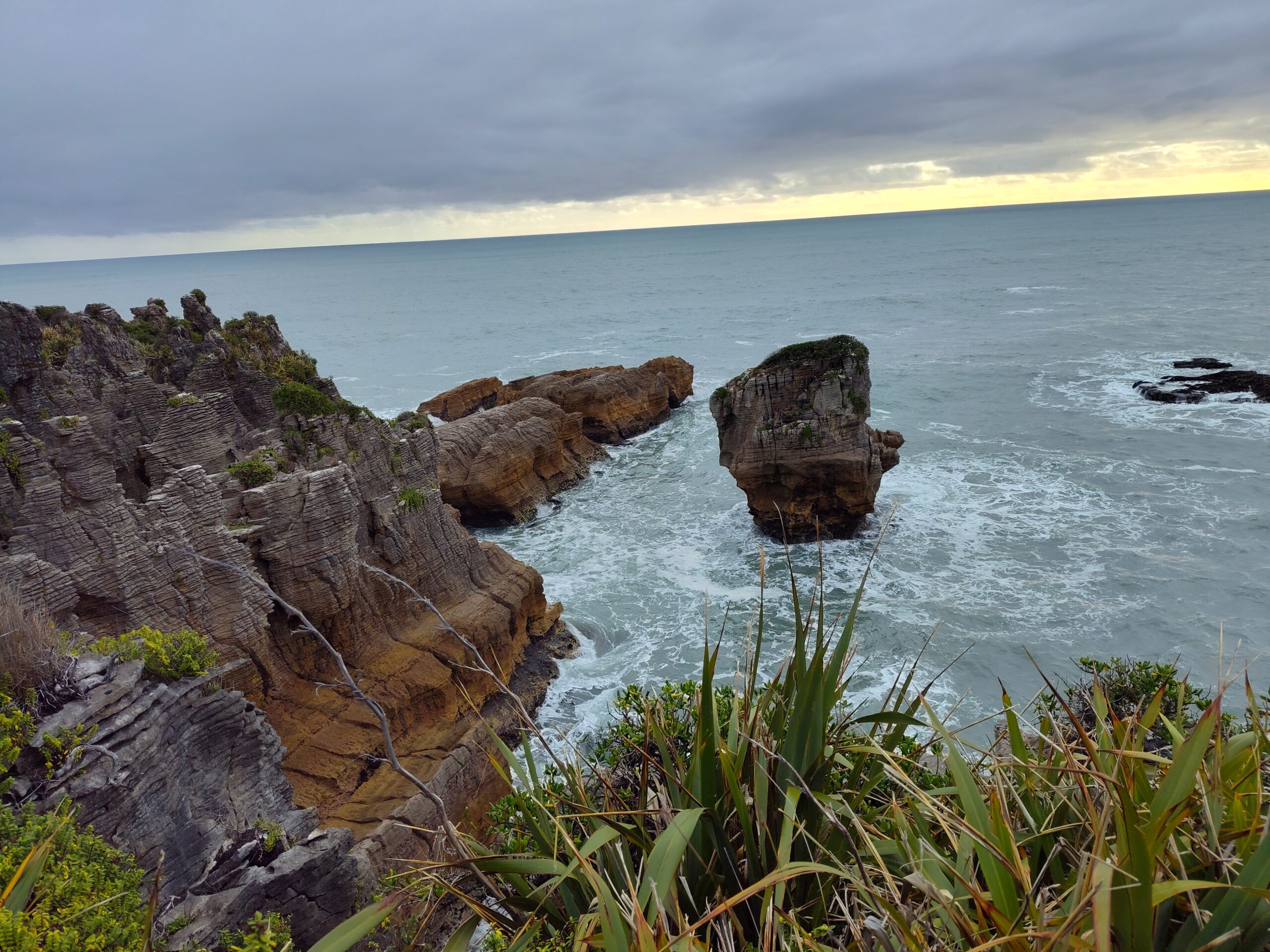 Pancake Rocks, West Coast of New Zealand. South Island